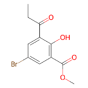 5-溴-2-羟基-3-丙酰基苯甲酸甲酯