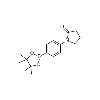 1-(4-(4,4,5,5-四甲基-1,3,2-二氧杂硼杂环戊烷-2-基)苯基)吡咯烷-2-酮