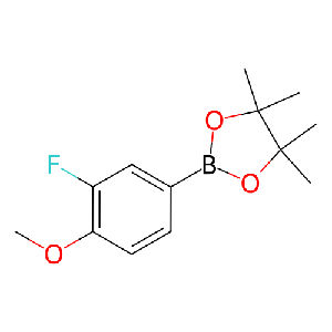 2-(3-氟-4-甲氧基苯基)-4,4,5,5-四甲基-1,3,2-二氧杂硼杂环戊烷