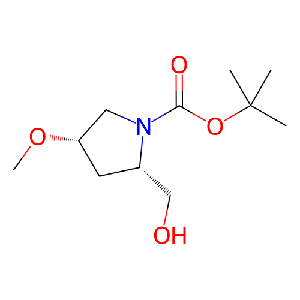 (2S,4S)-2-(羟甲基)-4-甲氧基吡咯烷-1-羧酸叔丁酯