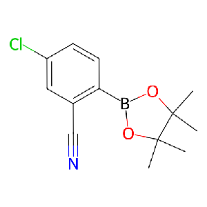 5-氯-2-(4,4,5,5-四甲基-1,3,2-二氧杂硼烷-2-基)苄腈