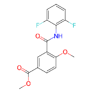 3-(2,6-二氟苯基氨基甲酰基)-4-甲氧基苯甲酸甲酯
