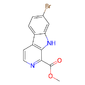 7-溴-9H-吡啶并[3,4-b]吲哚-1-羧酸甲酯