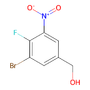 (3-溴-4-氟-5-硝基苯基)甲醇,1805598-07-5