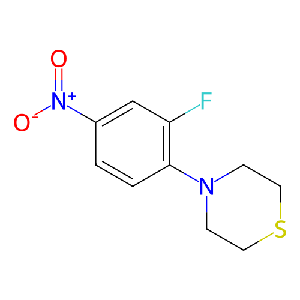 4-(2-氟-4-硝基苯基)硫代吗啉