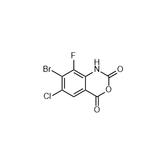 7-溴-6-氯-8-氟-1H-苯并[d][1,3]噁嗪-2,4-二酮