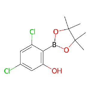 3,5-二氯-2-(4,4,5,5-四甲基-1,3,2-二氧苯甲醛-2-基)苯酚
