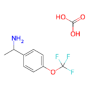 1-(4-(三氟甲氧基)苯基)乙烷-1-胺碳酸盐