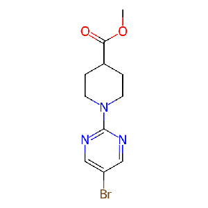 1-(5-溴嘧啶-2-基)哌啶-4-羧酸甲酯