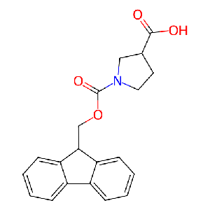 Fmoc-1-吡咯烷-3-羧酸