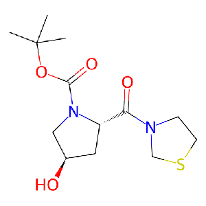(2S,4R)-4-羟基-2-(3-噻唑烷基羰基)-1-吡咯烷羧酸叔丁酯
