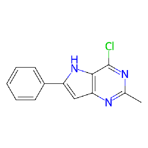 4-氯-2-甲基-6-苯基-5H-吡咯并[3,2-d]嘧啶,52617-71-7