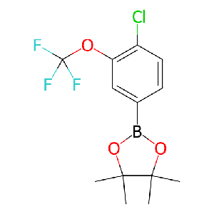 2-(4-氯-3-(三氟甲氧基)苯基)-4,4,5,5-四甲基-1,3,2-二氧杂硼杂环戊烷