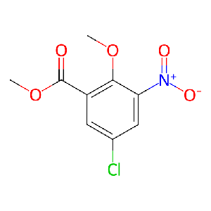5-氯-2-甲氧基-3-硝基苯甲酸甲酯,65851-92-5