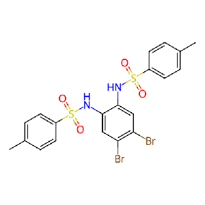 N-(4,5-二溴-2-([(4-甲基苯基)磺酰基]氨基)苯基)-4-甲基苯磺酰胺