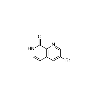 3-溴-1,7-萘啶-8-(7H)-酮