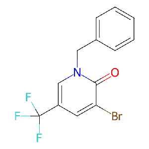 1-苄基-3-溴-5-（三氟甲基）吡啶-2（1H）- 酮