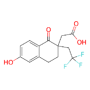 2-(6-羟基-1-氧代-2-(2,2,2-三氟乙基)-1,2,3,4-四氢萘-2-基)乙酸