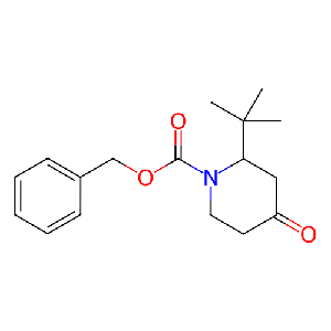2-(叔丁基)-4-氧代哌啶-1-羧酸苄酯