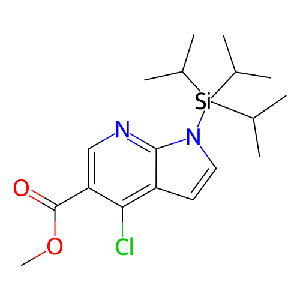 4-氯-1-[三(丙-2-基)甲硅烷基] -1H-吡咯并[2,3-b]吡啶-5-甲酸甲酯