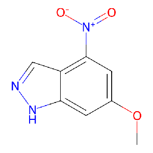 4-硝基-6-甲氧基-吲唑