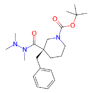 (R)-3-苄基-3-(1,2,2-三甲基肼基羰基)哌啶-1-甲酸叔丁酯