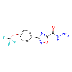 3-(4-(三氟甲氧基)苯基)-1,2,4-噁二唑-5-碳酰肼,883028-82-8