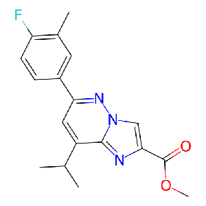 6-(4-氟-3-甲基苯基)-8-异丙基咪唑并[1,2-b]哒嗪-2-羧酸甲酯