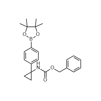 (1-(4-(4,4,5,5-四甲基-1,3,2-二氧硼烷-2-基)苯基)环丙基)氨基甲酸苄酯