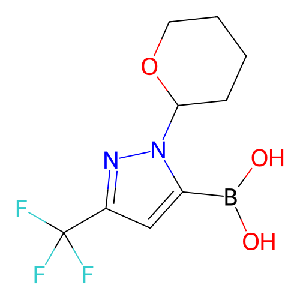 (1-(四氢-2H-吡喃-2-基)-3-(三氟甲基)-1H-吡唑-5-基)硼酸