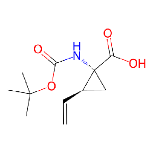 rel-(1R,2S)-1-[[[(1,1-二甲基乙氧基)羰基]氨基]-2-乙烯基环丙烷羧酸