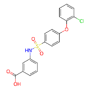 3-((4-(2-氯苯氧基)苯基)磺酰氨基)苯甲酸