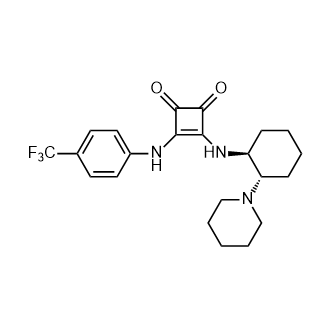 3-[[(1S,2S)-2-(1-哌啶基)环己基]氨基]-4-[[4-(三氟甲基)苯基]氨基]-3-环丁烯-1,2-二酮