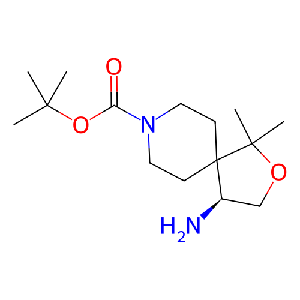 叔丁基(S)-4-氨基-1,1-二甲基-2-氧杂-8-氮杂螺[4.5]癸烷-8-羧酸盐,2306254-17-9
