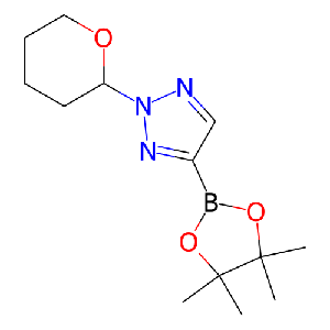2-(四氢-2H-吡喃-2-基)-4-(4,4,5,5-四甲基-1,3,2-二氧苯甲醛-2-基)-2H-1,2,3-三唑