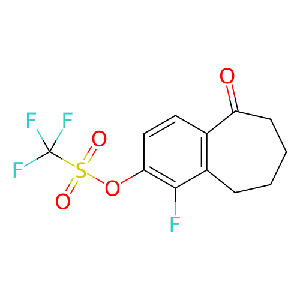1-氟-5-氧代-6,7,8,9-四氢-5H-苯并[7]环壬-2-基三氟甲磺酸盐,2114341-53-4