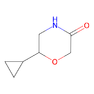 6-环丙基吗啉-3-酮,1644046-26-3