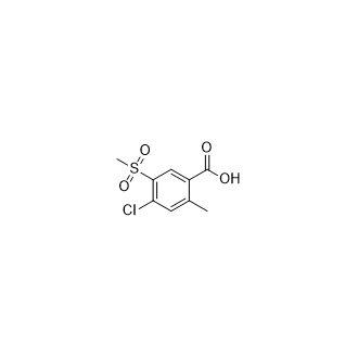 4-氯-2-甲基-5-(甲基磺酰基)苯甲酸