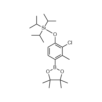 [2-氯-3-甲基-4-(4,4,5,5-四甲基-1,3,2-二氧硼杂环戊烷-2-基)苯氧基]三异丙基硅烷