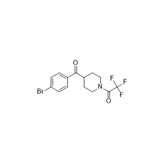 (4-溴苯基)[1-(三氟乙酰基)-4-哌啶基]甲酮