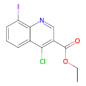 4-氯-8-碘喹啉-3-羧酸乙酯