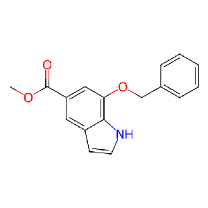 7-(苄氧基)-1H-吲哚-5-羧酸甲酯