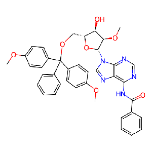 N-苄基-5'-O-[双(4-甲氧基苯基)苯基甲基]-2'-O-甲基腺苷