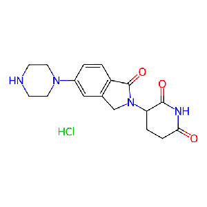 3-(1-氧代-5-(哌嗪-1-基)异吲哚啉-2-基)哌啶-2,6-二酮盐酸盐