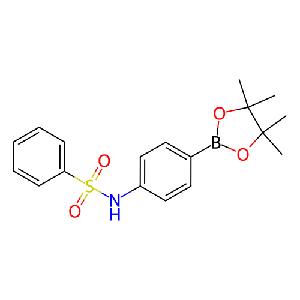 N-(4-(4,4,5,5-四甲基-1,3,2-二氧硼杂环戊烷-2-基)苯基)苯磺酰胺,914606-88-5