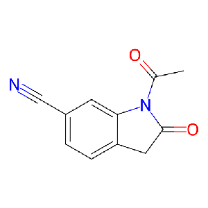 1-乙酰基-2-氧代吲哚-6-甲腈