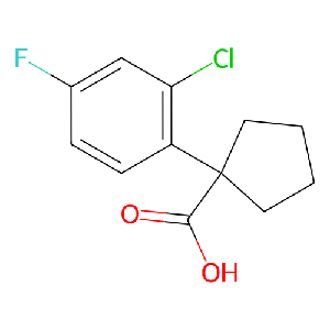 1-(2-氯-4-氟苯基)环戊烷羧酸,214263-01-1