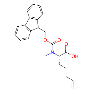 (S)-2-((((9H-芴-9-基)
甲氧基)羰基)(甲基)氨基)庚-6-烯酸