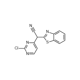 2-(苯并[d]噻唑-2-基)-2-(2-氯嘧啶-4-基)乙腈
