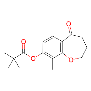 9-甲基-5-氧代-2,3,4,5-四氢苯并[b]氧杂-8-基新戊酸酯